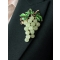 Broszka winogrona – klasyczna elegancja z naturalną inspiracją.